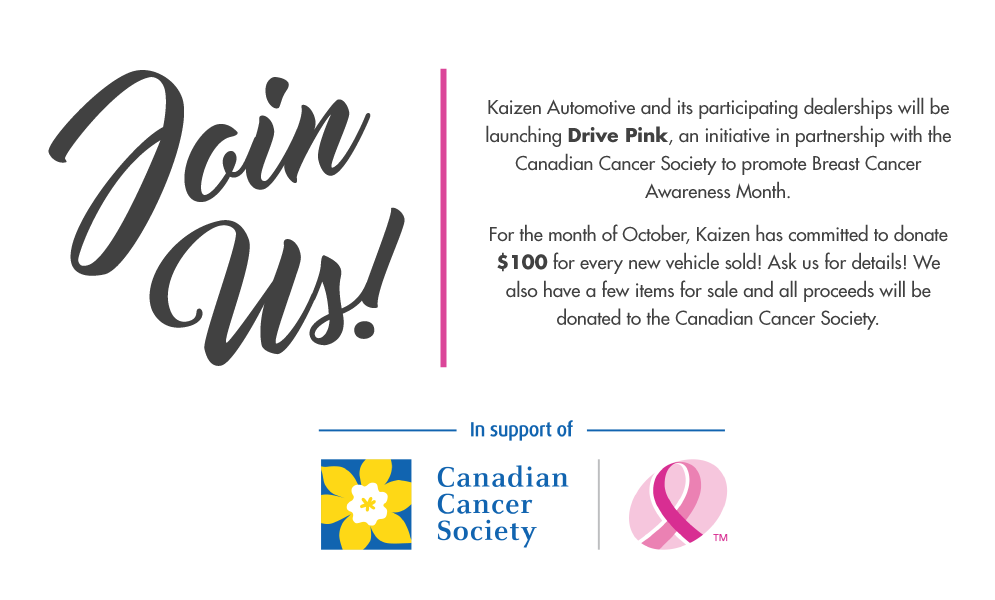 Campaign Message on Drive Pink.