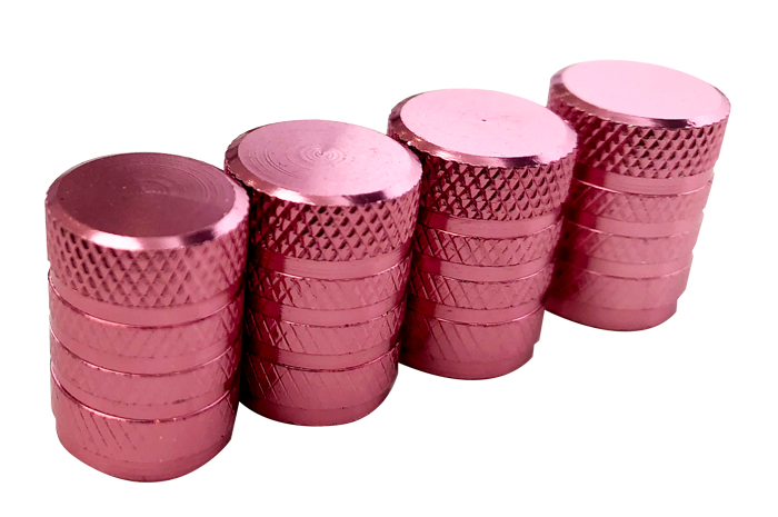 Hubcaps in bags for Drive Pink