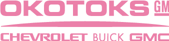 Okotoks Chevrolet Buick GMC Drive Pink logo
